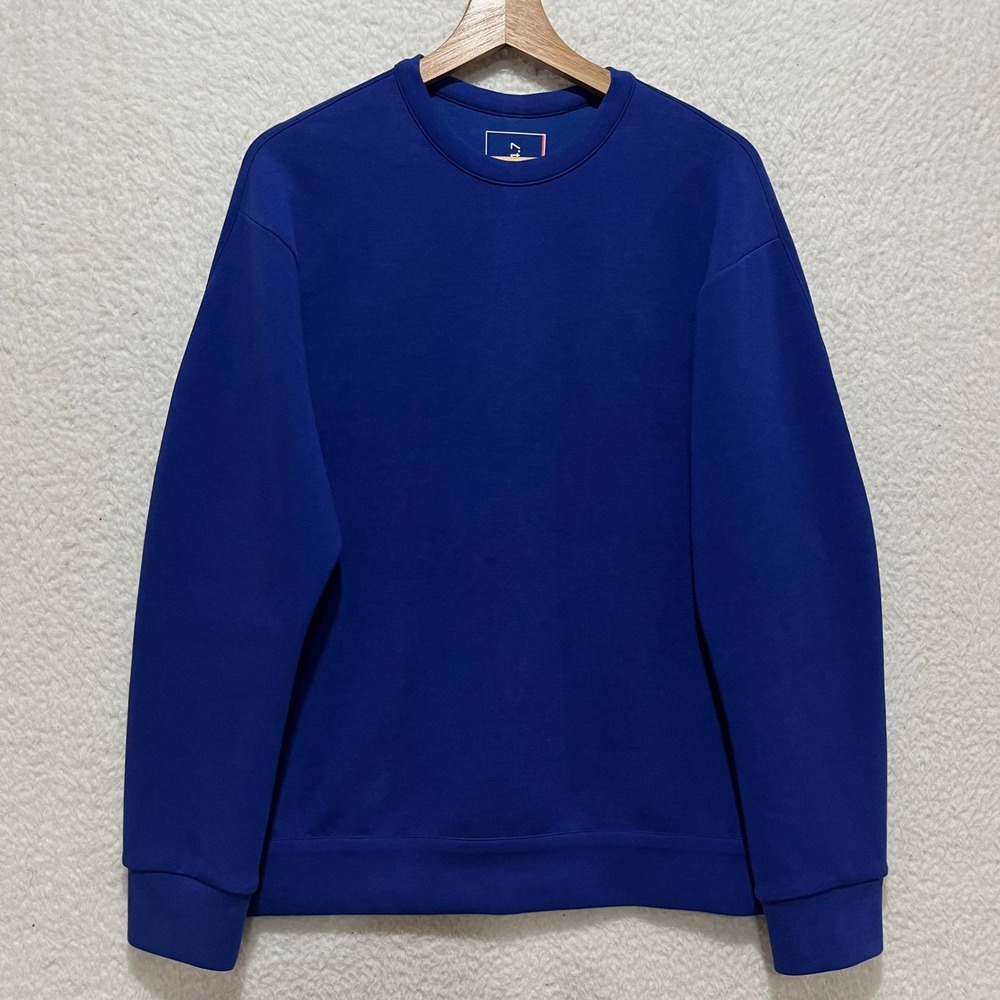 Nike Dri Fit Crewneck Sweatshirt Royal Blue Engineered Championship Mens Small